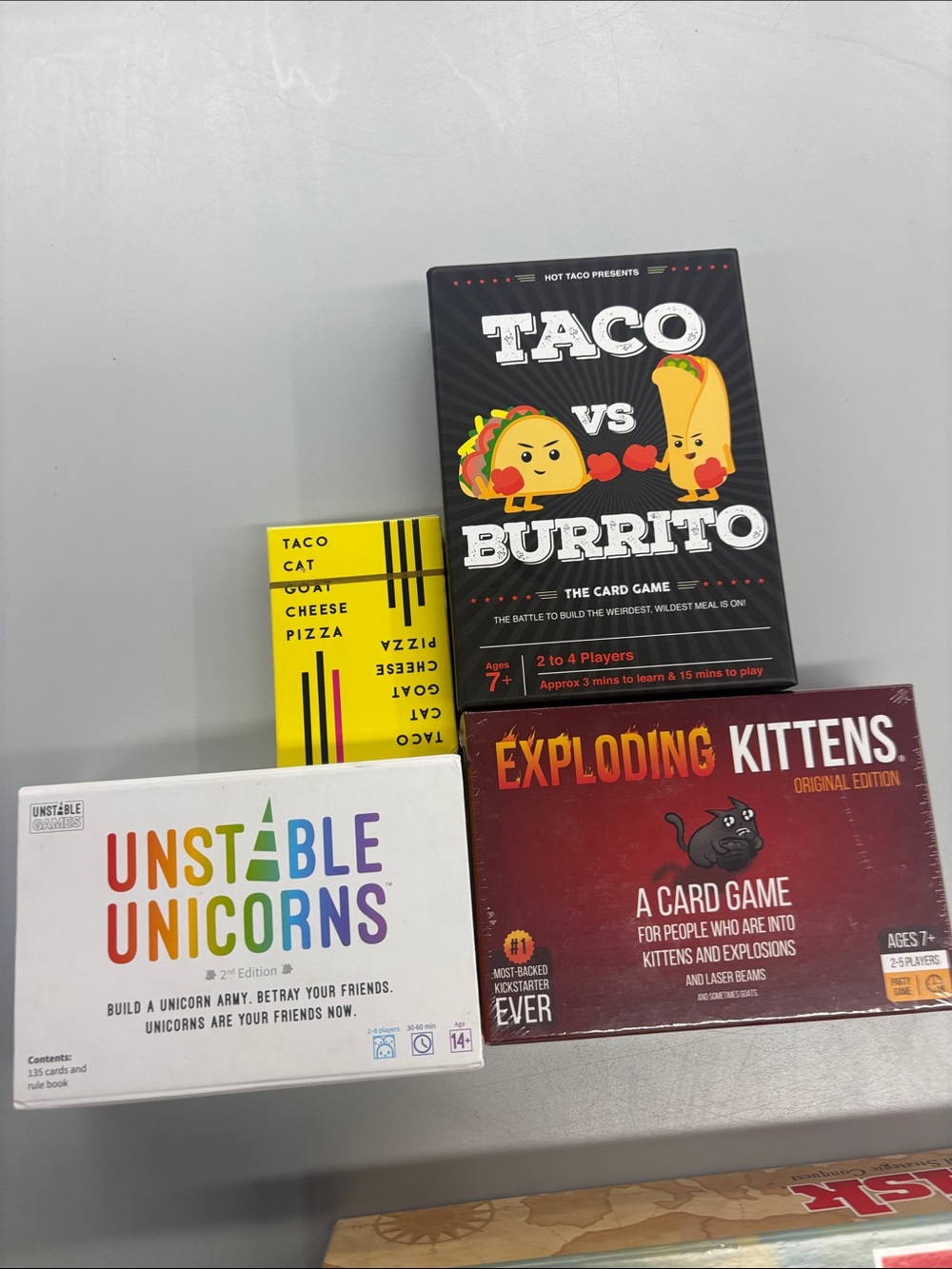 Card Game Bundle - all in new or like new condition